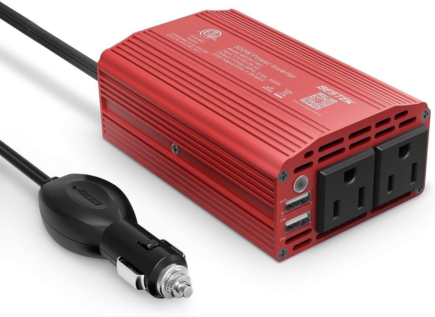 Convertitore Di Tensione 24V A 220V KALEA-INFORMATICA - 1000W Continui, 2000W Di Picco, Con Presa USB