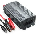thumbnail image 1 of BESTEK 500W Pure Sine Wave Power Inverter DC 12V to 110V AC Car Plug Inverter Adapter Power Converter with 4.2A Dual USB Charging Ports and 2 AC Outlets Car Charger, ETL Listed, Grey, 1 of 7