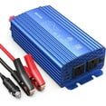 thumbnail image 1 of BESTEK 500W Pure Sine Wave Power Inverter DC 12V to AC 110V Car Plug Inverter Adapter Power Converter with 4.2A Dual USB Charging Ports and 2 AC Outlets Car Charger, ETL Listed, Blue, 1 of 7