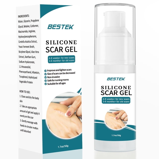 BESTEK Scar Cream, Advance DNF2 Scar Gel for Surgical Burns, Acene,CSection, Stretch Marks