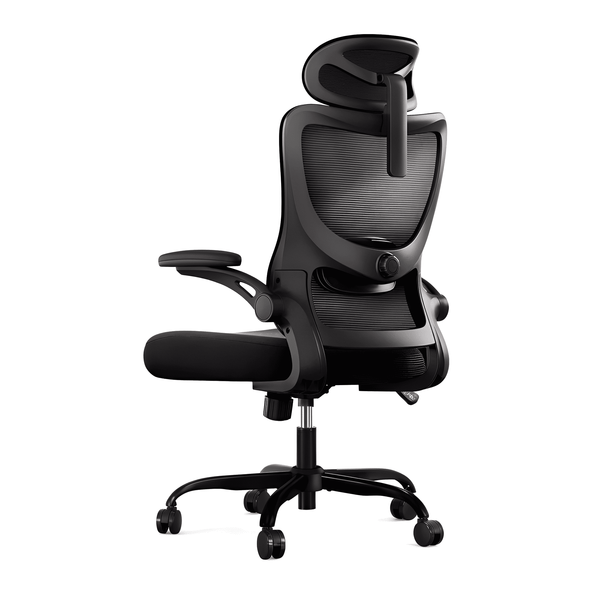 Kyspho High Back Ergonomic Office Chair with Headrest and Adjustable Lumbar Support, Mesh Desk Chair with 3D Armrests, Reclining Computer Chair for Home Office, 300 lbs Capacity