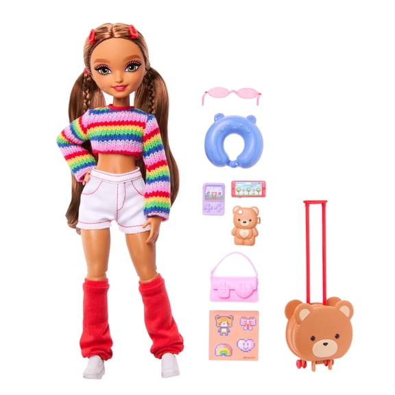 Barbie Dream Besties Weekend Getaway Teresa Fashion Doll with 7 Travel Themed Accessories