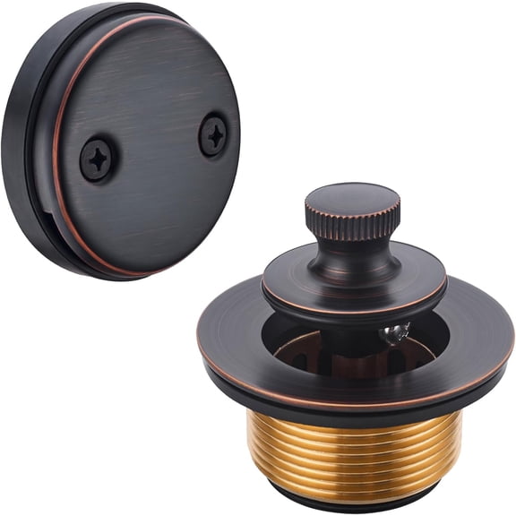 BESTILL Lift and Turn Bathtub Drain Bath Tub Trim Set Conversion Kit, Oil Rubbed Bronze