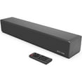 BESTISAN Sound Bars for TV, 16.5 Inches Sound Bar with Optical, AUX, USB and Bluetooth Inputs