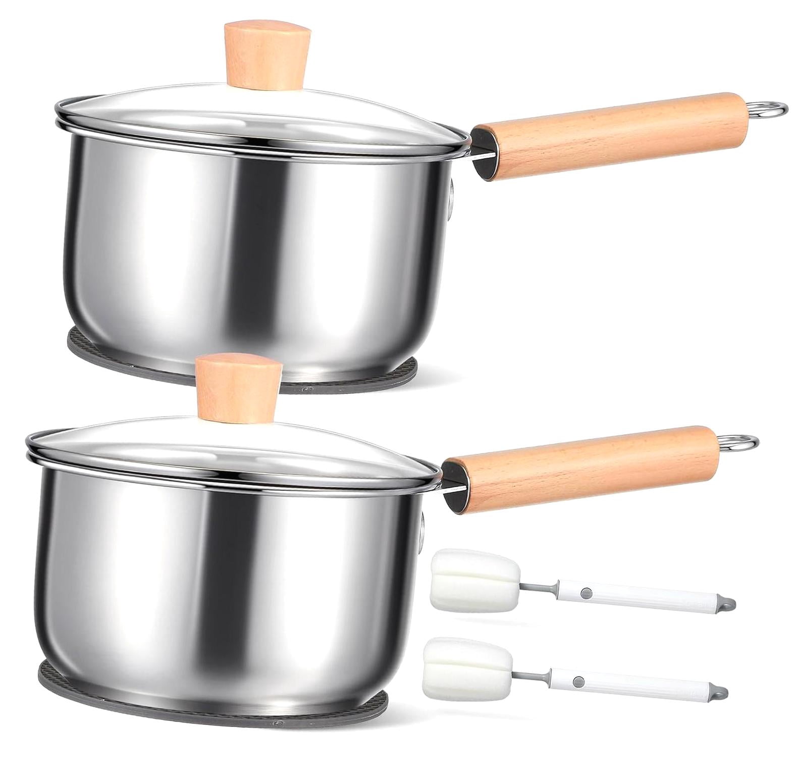 2 Piece Stainless Steel Cookware Knobs