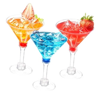 Aazon.co: Plastic Artini Glasses 10 Oz Acrylic Unbreakable Cocktail