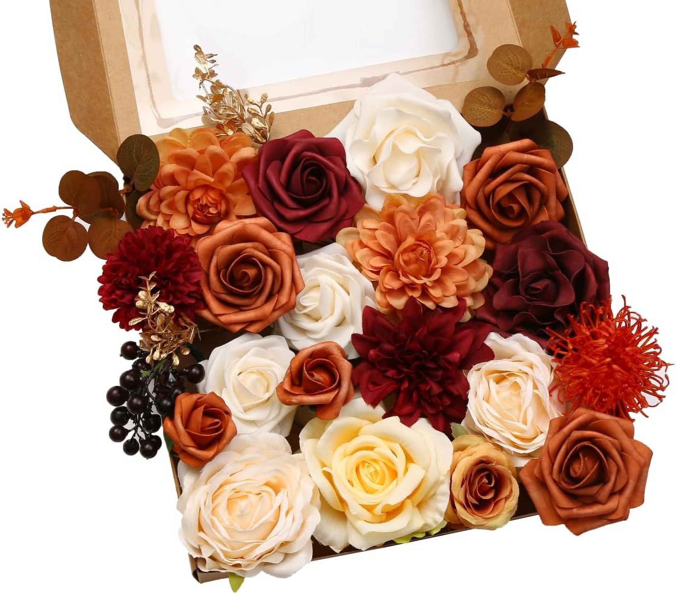 BESTKITTY Arti Orange Bury Combo Box Set for DIY Wedding Bouquet ...