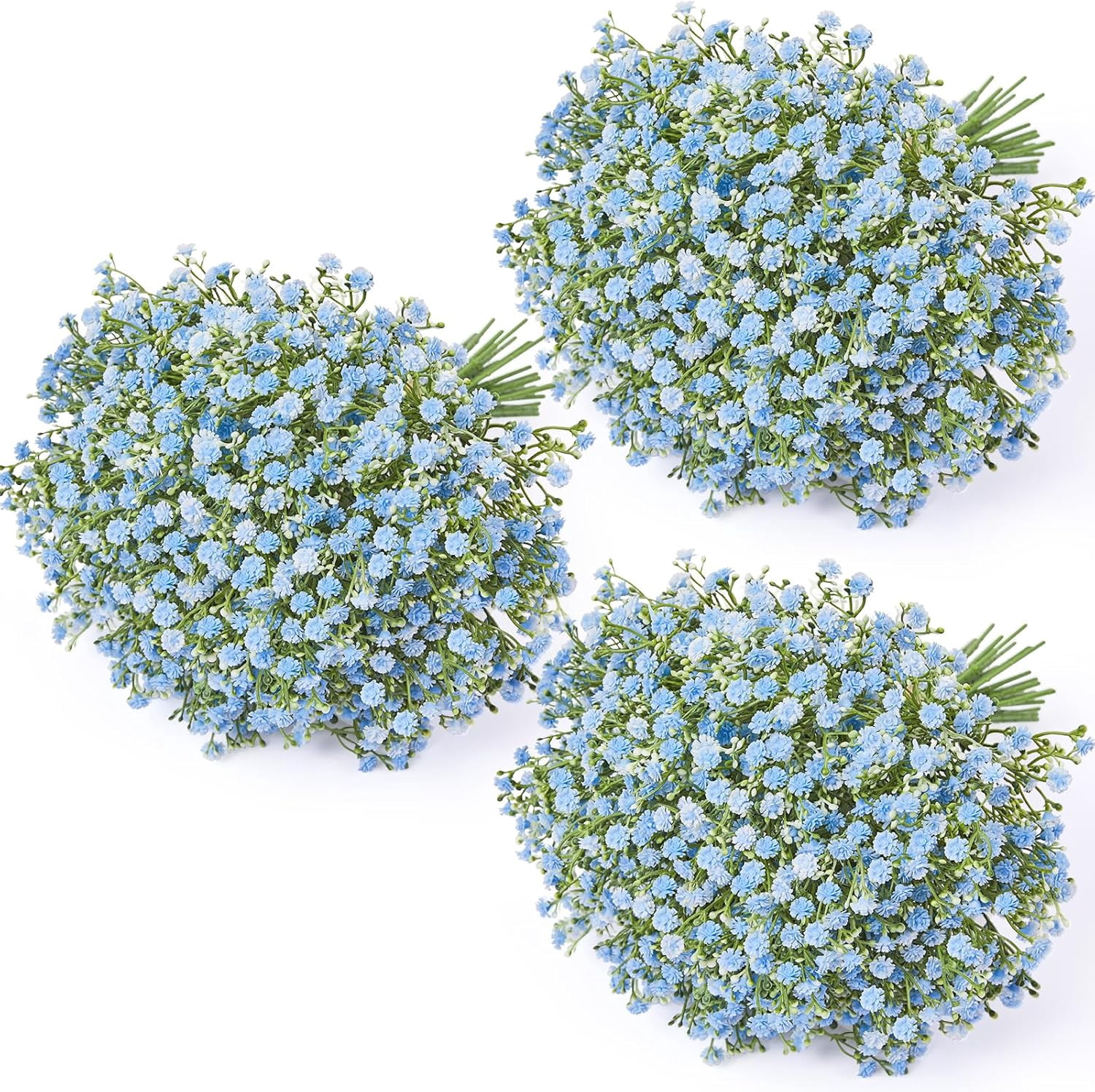 BESTKITTY Babys Breath Arti 𝟯𝟯𝗣𝗰𝘀, Blue Artiial Babys Breath Bulk for ...