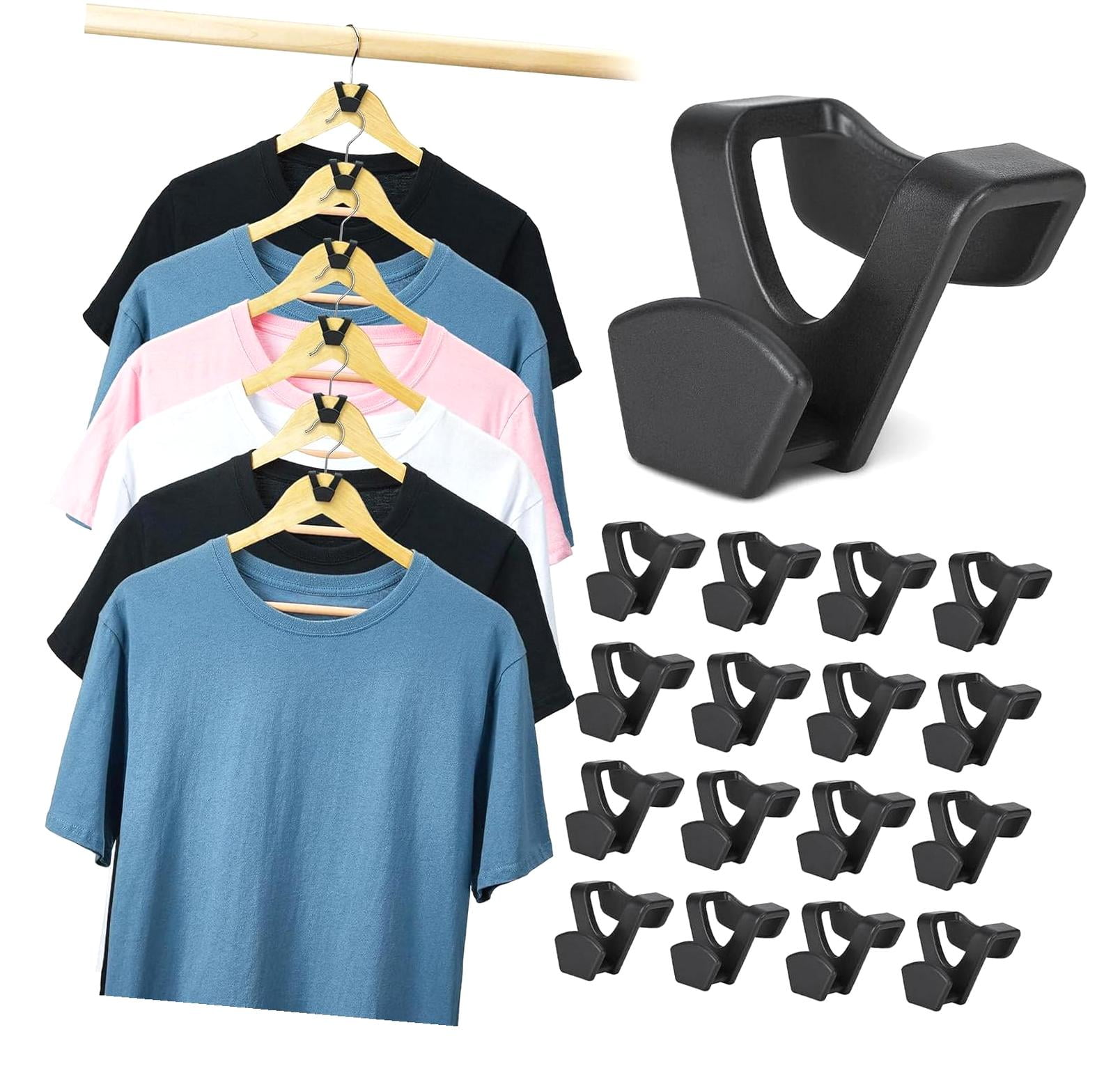 BESTKITTY Clothes Hanger Connector Hooks 30 Pack, Closet Storage and ...