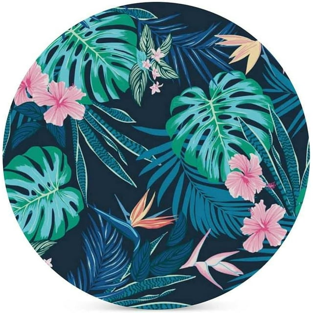 BESTKITTY Coasters for Drinks Cork Ceramic Coasters Cup Mat Waterproof