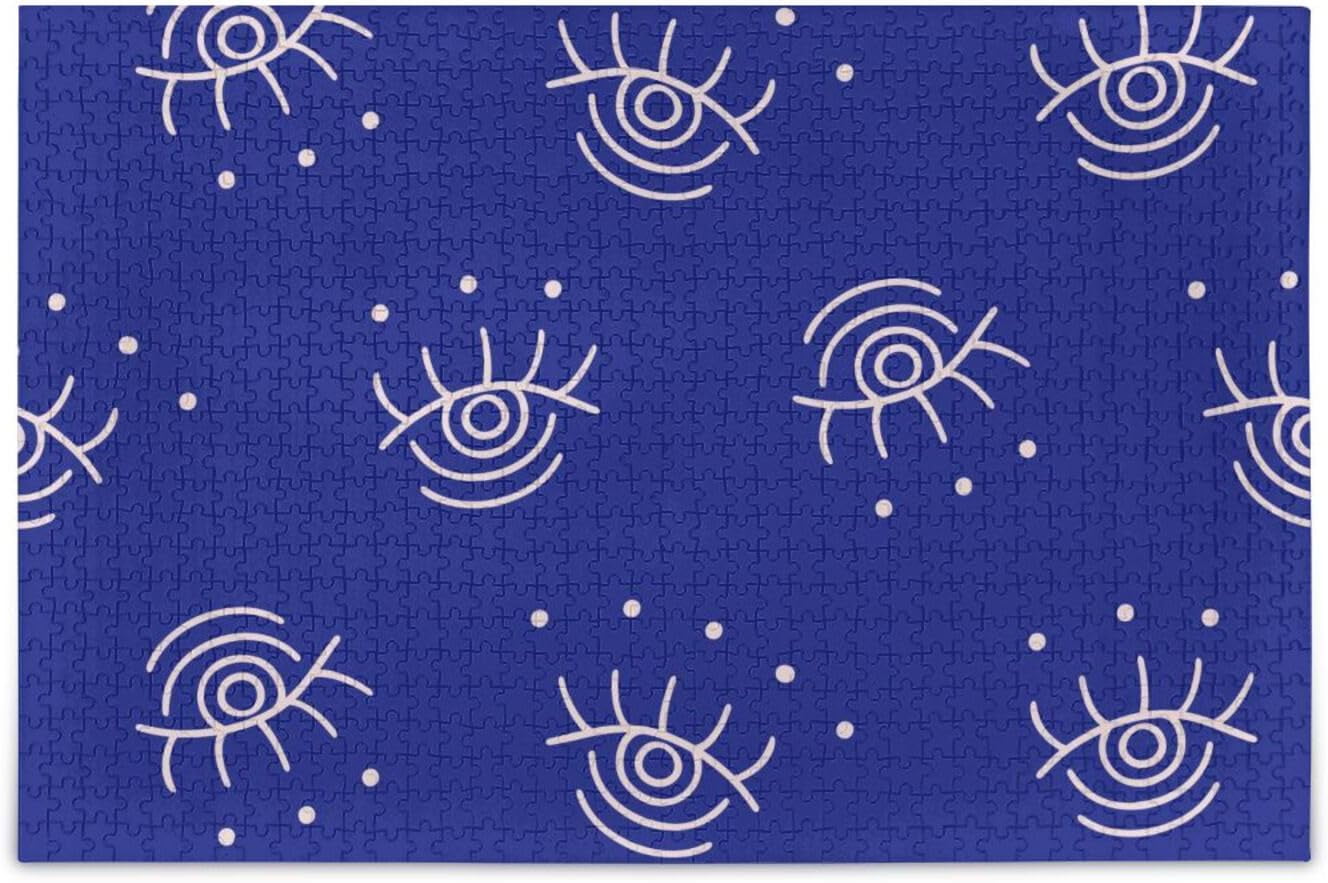 BESTKITTY Evil Eyes Jigsaw Puzzle 1000 Pieces, Educational