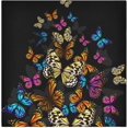 BESTKITTY Flying Multicolored Butterflies Cloth Napkins Set of 4 Pcs 20