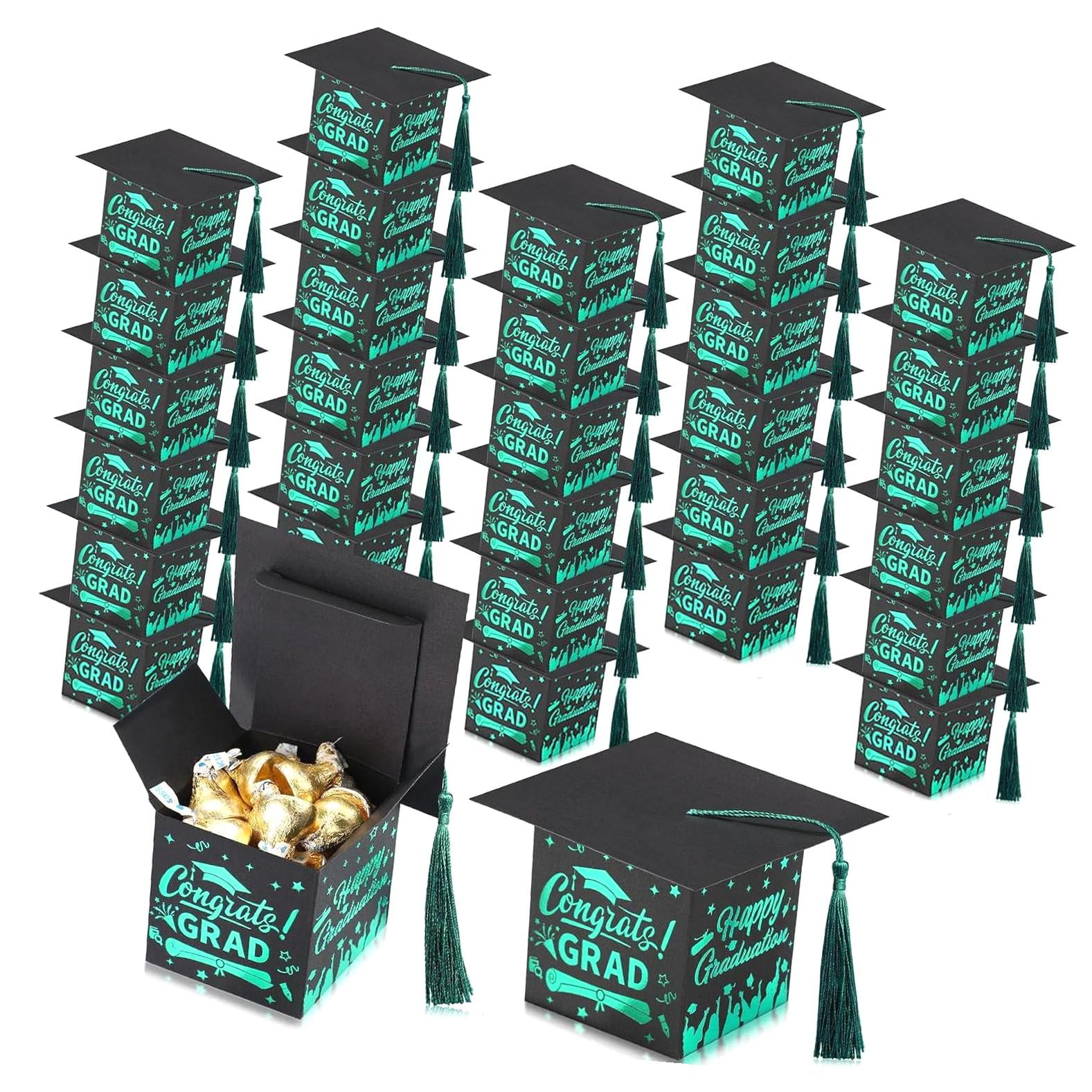BESTKITTY Graduation Box, 30-Piece DIY Grad Box with Tassels for ...