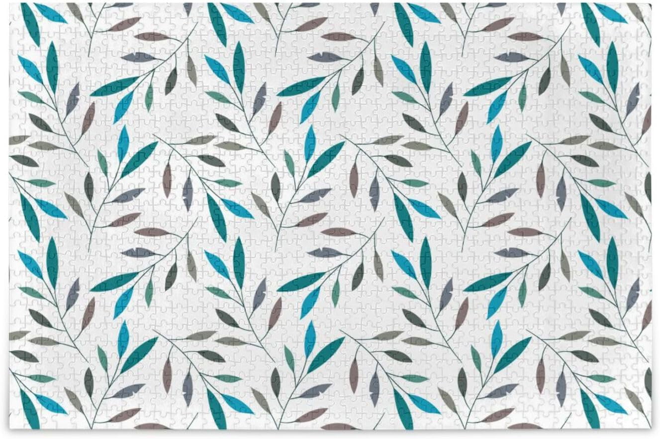 BESTKITTY Leave Branches Jigsaw Puzzle 1000 Pieces, Educational