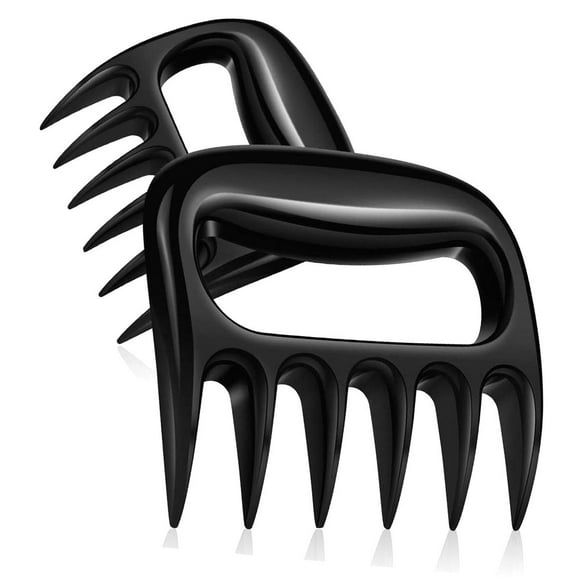 BESTKITTY Meat Handling Claws for Pulled Pork, BBQ Meat Shredder Bear Claws, Grilling Tools, Ideal Gifts for Men (2 Pieces)