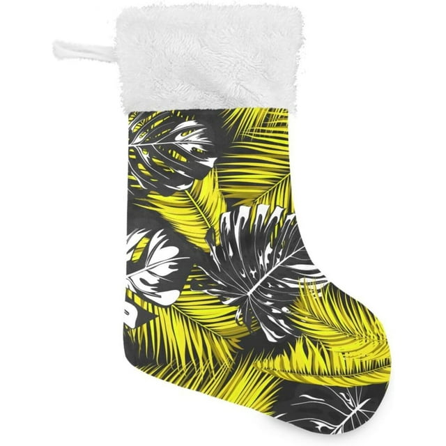 BESTKITTY Palm Leaf Christmas Stockings Personalized Large Christmas