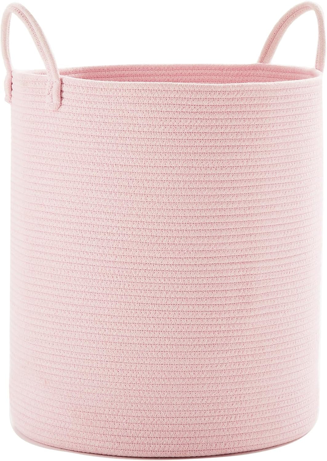 BESTKITTY Pink Hamper Laundry Basket for Baby Girls Nursery Hamper for ...