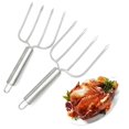 thumbnail image 1 of BESTKITTY Set of 2 Stainless Steel Turkey & Roast Lifters - Perfect for Thanksgiving, Easily Transfer Turkey or Ham., 1 of 7