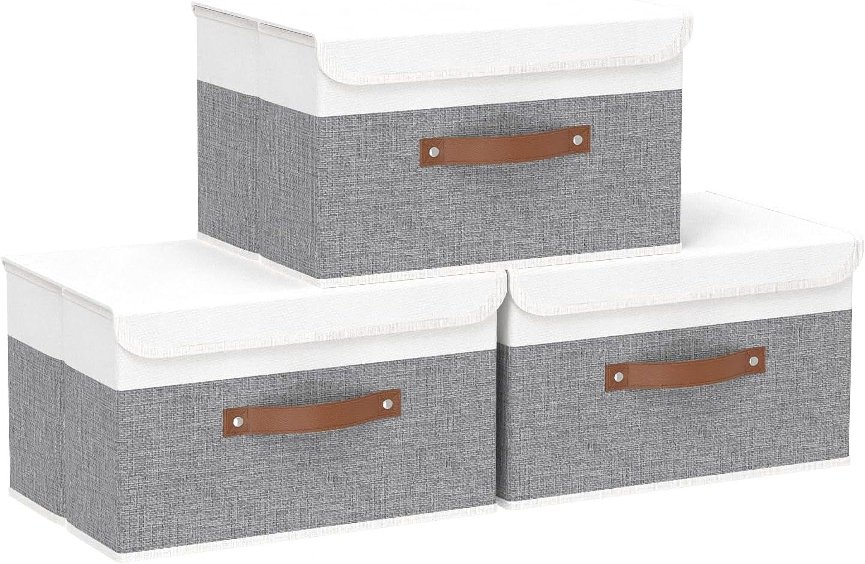 BESTKITTY Yawe Collsible Storage Bin, Cube Organizer Basket, Fabr Box ...