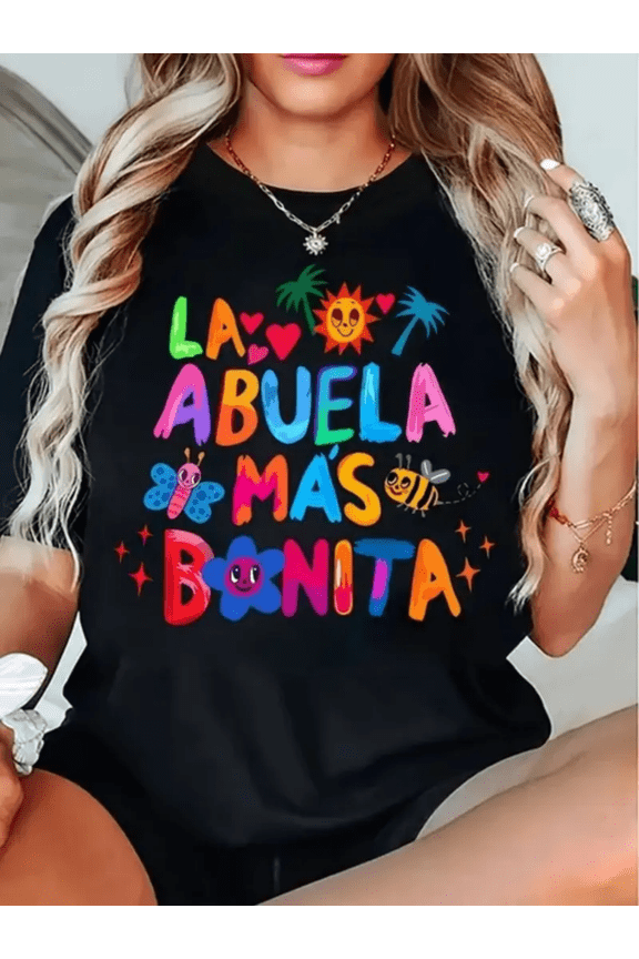 Chic "I Love You Mom" graphic T-shirt - soft and comfortable crew neck, short sleeve - perfect for all seasons, Mother's Day gift