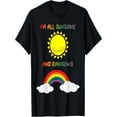 thumbnail image 1 of BESTLUCKY I'm All Sunshine And Rainbows T-Shirt Kids Adult T-Shirt T-Shirt, 1 of 5