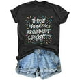 thumbnail image 1 of BESTLUCKY Kindness Teacher Shirt Women: Throw Kindness Around Like Confetti Tshirt - Be Kind Inspirational Tee Tops, 1 of 5