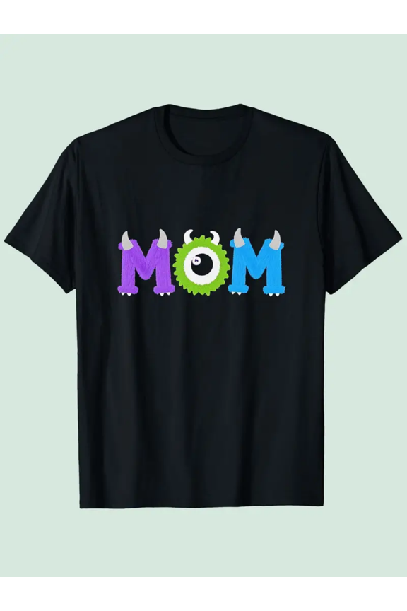 Mom clothing, Mother's Day T-shirt, as a gift high quality crew neck short sleeve top, comfortable casual style
