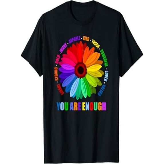 BESTLUCKY Pride T - Shirt with Short Sleeves, Unisex Fit, Where a Rainbow Heart Design Conveys Inclusivity Messages