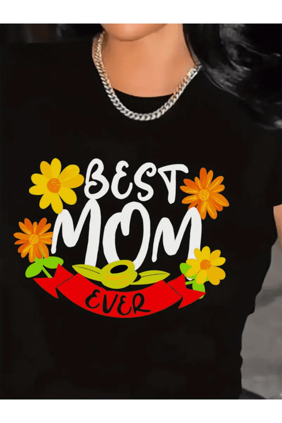 The best moms love plus-size T-shirts, casual short-sleeved t-shirts for summer, comfortable casual tops, and daily loose versions