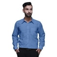 thumbnail image 1 of BESTMAN Long Sleeve Formal Shirt For Men Printed Button Down Cotton Men Shirts, 1 of 5