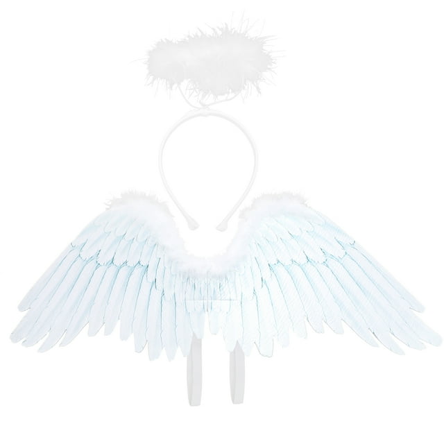 BESTONZON 1 Set Angel Wing Headband Large Wing Halloween Angel Costume