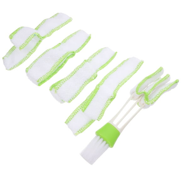 BESTONZON 1Set Blind Duster Double Headed Microfiber Brush for Air Conditioner Vents and Computer Keyboards