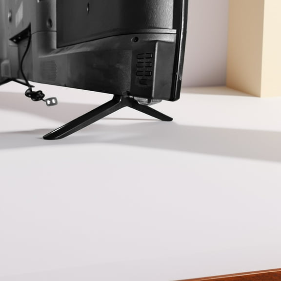 BESTONZON 1Set TV Legs Replacement Stand Base Black for Secure Flat Placement on Desk