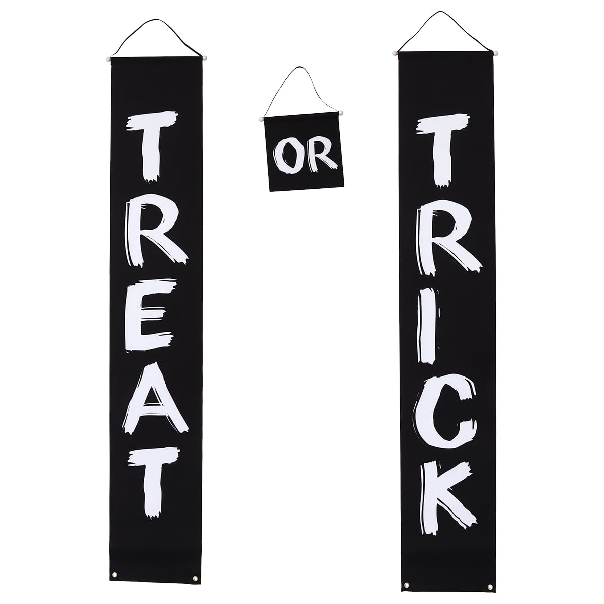 BESTONZON 1 Set Trick or Treat Halloween Door Curtain Banner Halloween