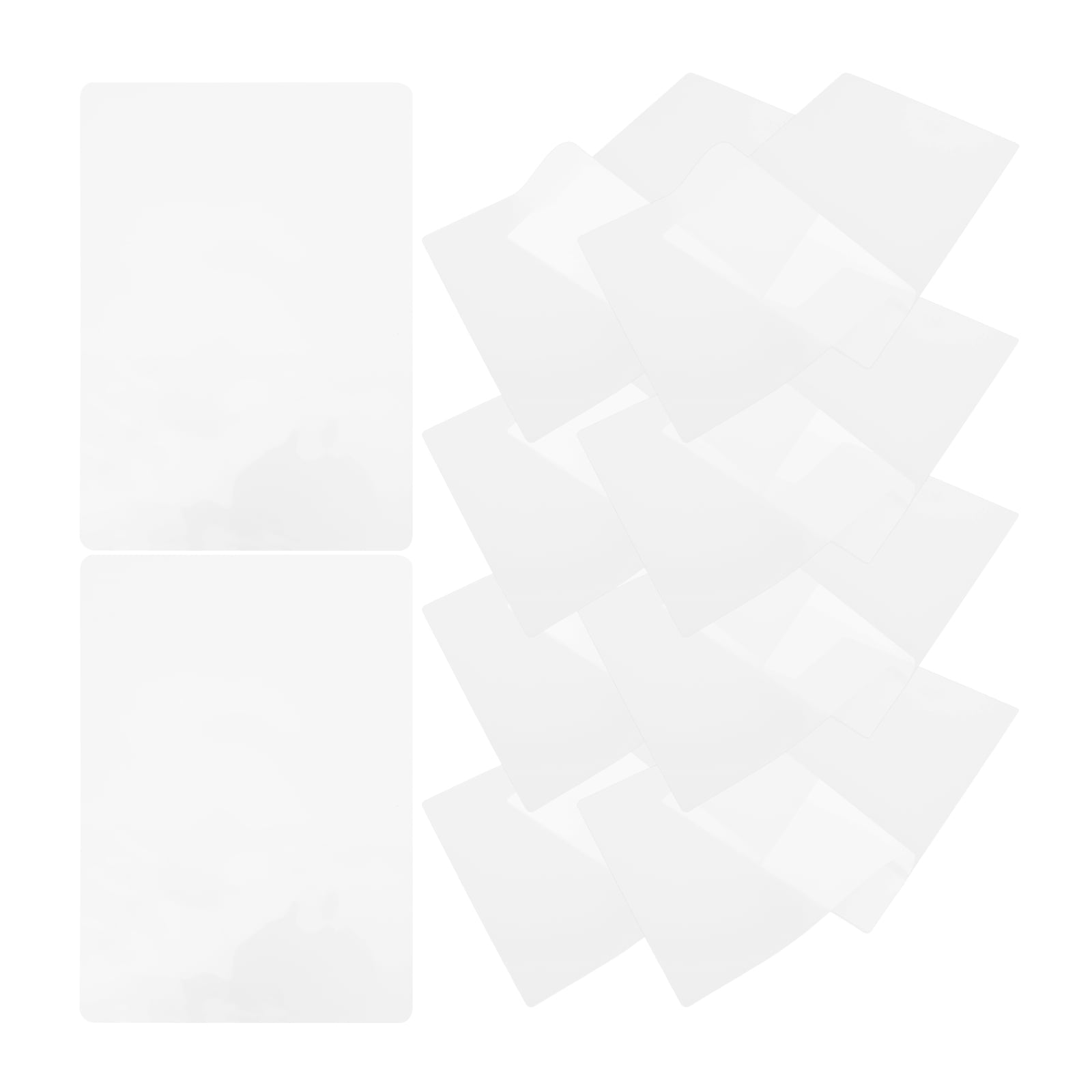 BESTONZON 100Pcs Laminator Sheets Clear Protective Laminating Sleeves for Home Office Document Sealing
