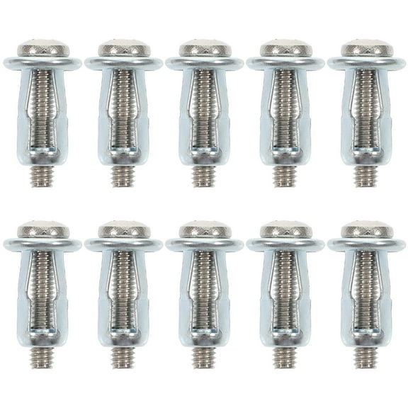 BESTONZON 10Pcs Cavity Fixing Hollow Door Anchor Nuts with Corrosion Resistant Galvanized Steel