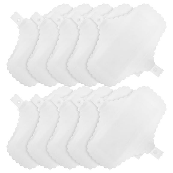 BESTONZON 10Pcs Cloth Pads for Women Reusable Cotton Hypoallergenic Underwear Liner