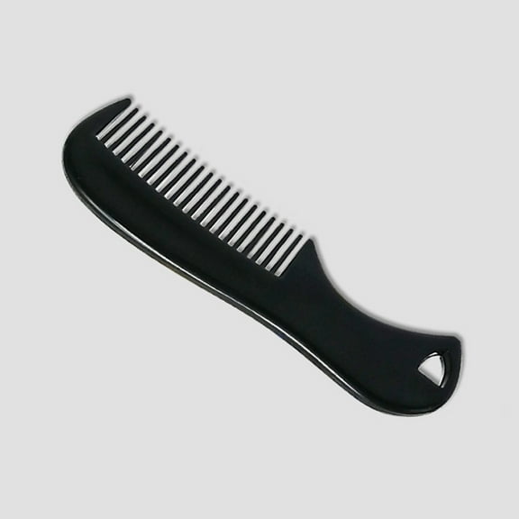 BESTONZON Beard Comb Black Plastic Portable for Grooming and Travel 10Pcs