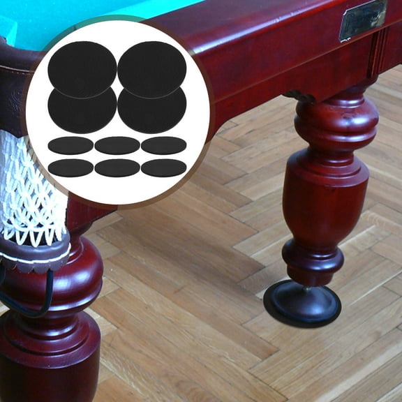 BESTONZON Eva Billiard Table Levelers, Black, for Piano and Home, Durable and Adjustable, 10Pcs