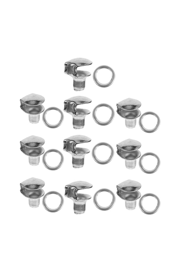 10Pcs Strong Metal Boot Hook Buckles for Shoe Repair and Mountaineering