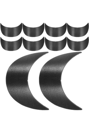 Peaked Cap Brim Replacement Black Plastic Easy to Use Hat Visor Inserts