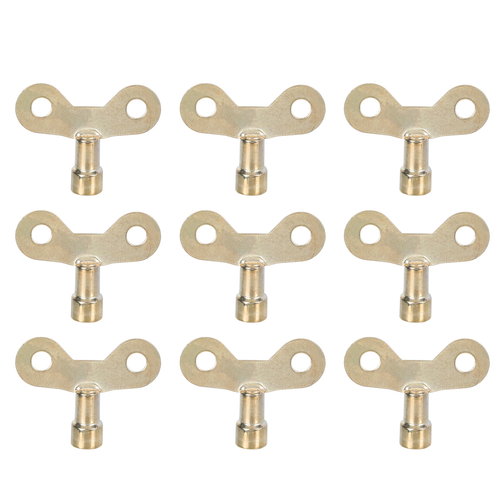 BESTONZON 10pcs Radiator Valves Keys Radiator Bleed Hole Key Radiator Vent Air Valves Key