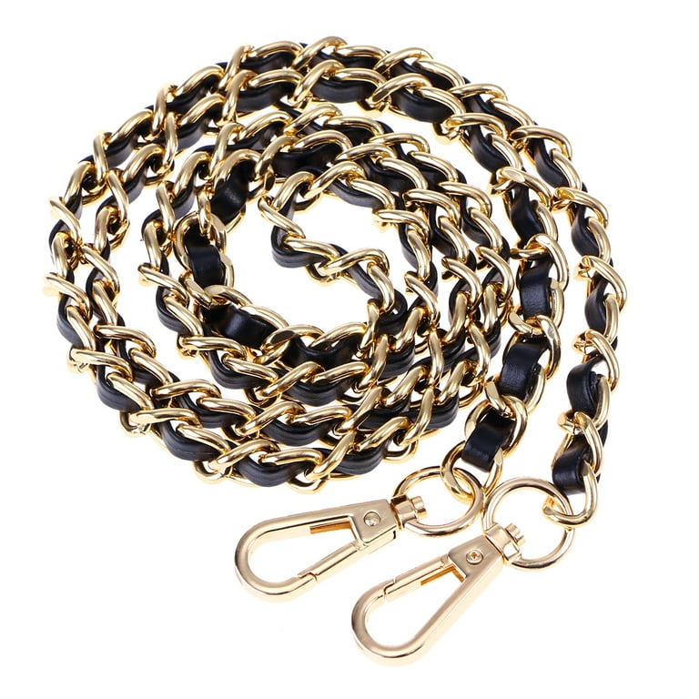 Metal chain purse strap best sale