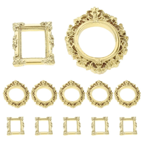 BESTONZON Handmade Resin Picture Frames for Home Decor Versatile and Beautiful 12Pcs