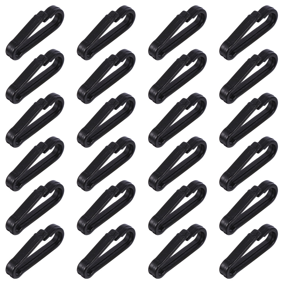 BESTONZON 130pcs DIY Plastic Hook Mask Hanging Hooks Adjustable Hoist ...
