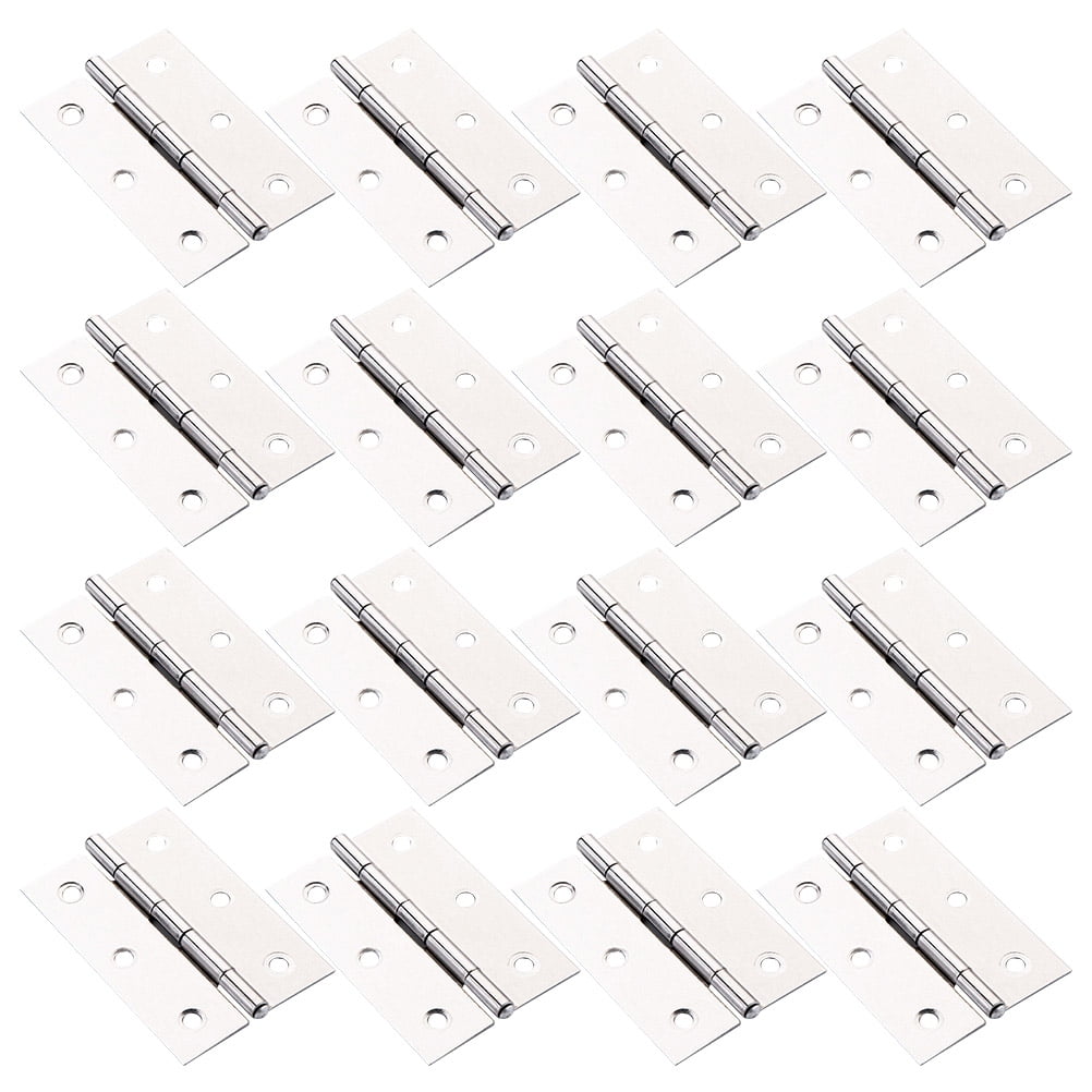 BESTONZON 16pcs 3 Inch Door Hinge Stainless Steel Flap Hinge Counter