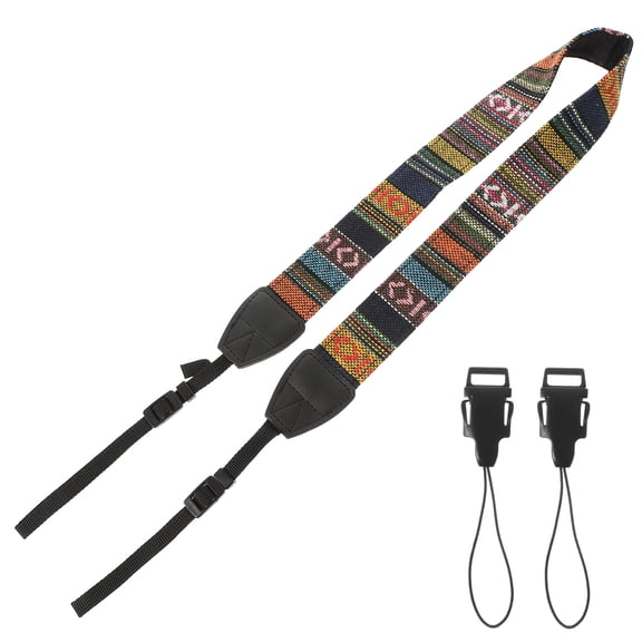 BESTONZON 1Pc Adjustable Silk Camera Sling Belt for Flexible Photography Shoulder Support