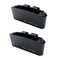 thumbnail image 1 of Homoyoyo 2-Pack Black Car Trash Can and Storage Box for Car Door Holder and Small Item Organizer, 1 of 5
