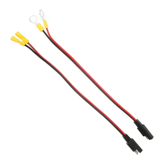 BESTONZON 2Pcs 12V Quick Connect Sae Plug Cable for Tractor Car Rv Solar Panel Extension