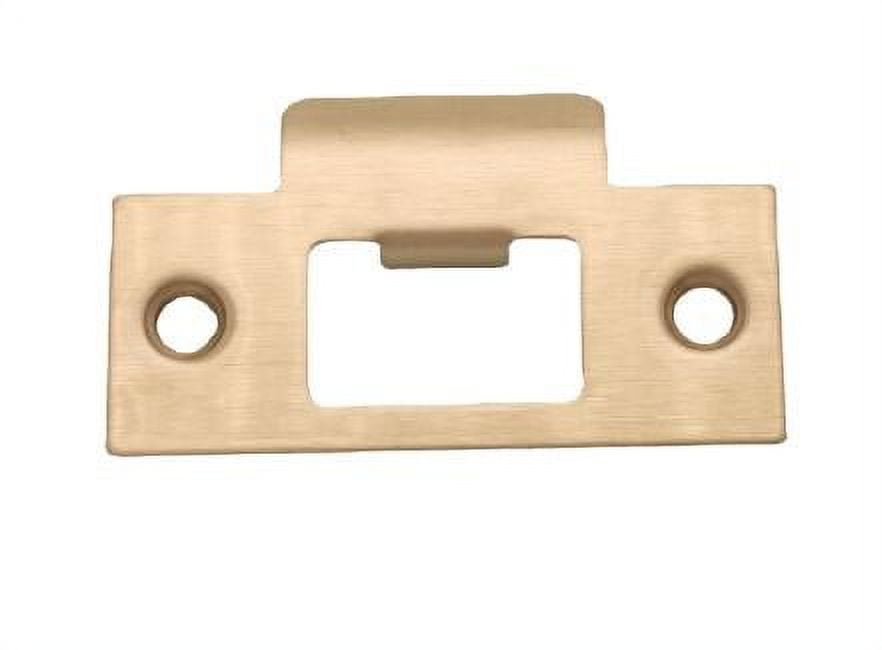 BESTONZON 2 Sets Door Latch Strike Plates Deadbolt Covers Stainless